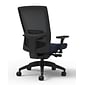 Union & Scale Workplace2.0™ Fabric Task Chair, Navy, Adjustable Lumbar, 2D Arms, Advanced Synchro Tilt