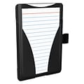 Oxford At-Hand Note Card Case Holds & Includes 25 5 x 3 Ruled Cards, Black