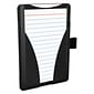 Oxford At-Hand Note Card Case Holds & Includes 25 5" x 3" Ruled Cards, Black