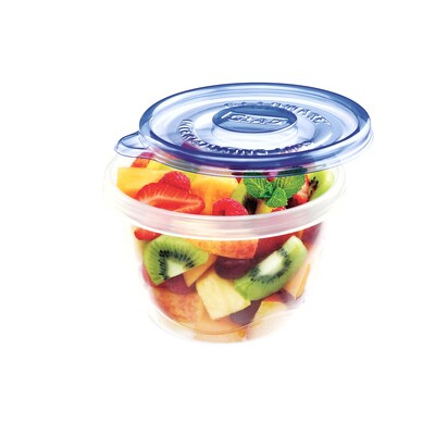 Glad® Mini Round Containers, 4 Oz., 8/Pack (70240)