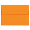 JAM Paper® A6 Colored Invitation Envelopes, 4.75 x 6.5, Ultra Orange, Bulk 1000/Carton (80344B)
