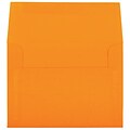 JAM Paper® A6 Colored Invitation Envelopes, 4.75 x 6.5, Ultra Orange, Bulk 250/Box (80344H)