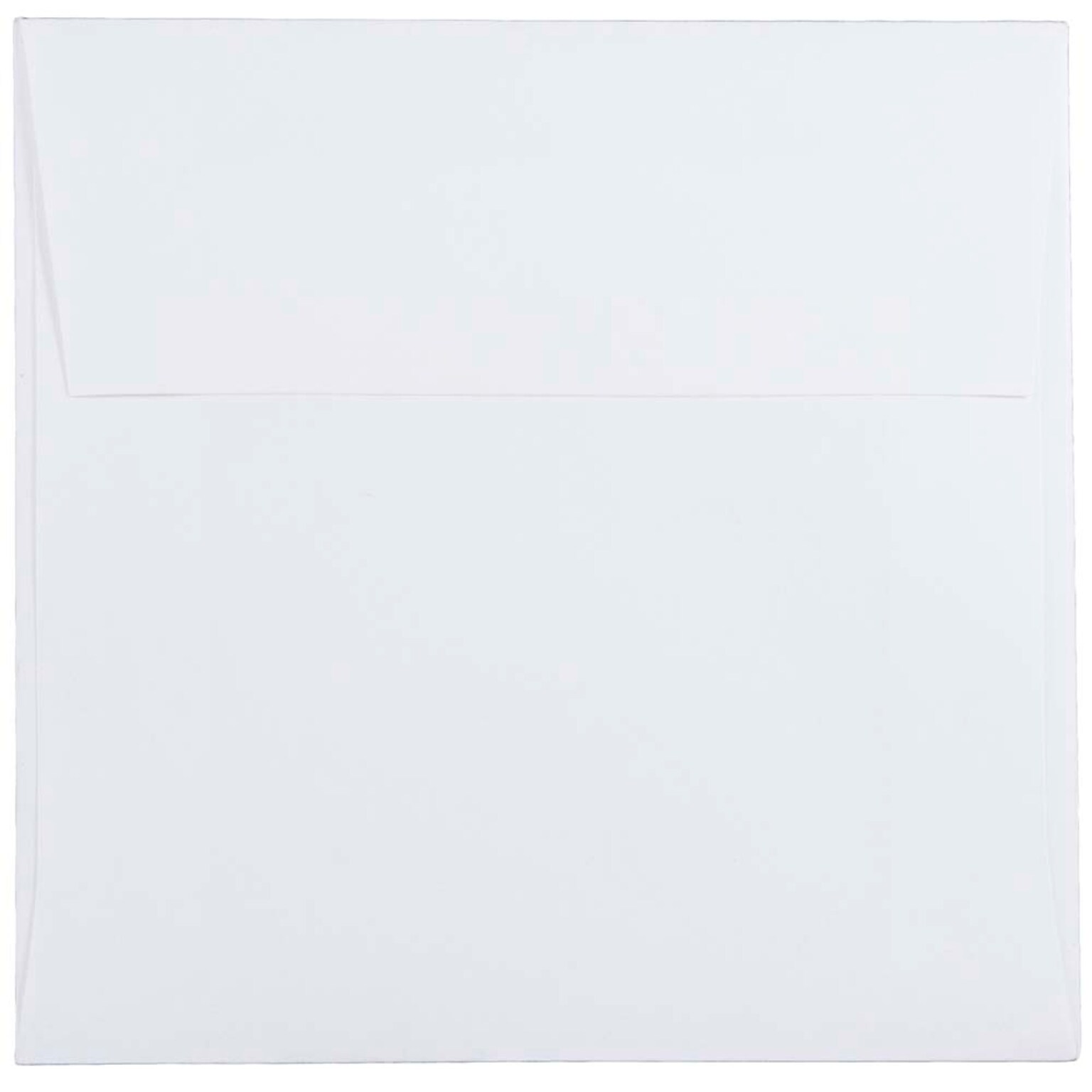 JAM Paper 5.5 x 5.5 Square Invitation Envelopes, White, 100/Pack (28415B)