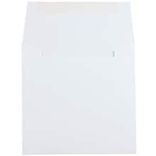 JAM Paper 5.5 x 5.5 Square Invitation Envelopes, White, 50/Pack (28415I)