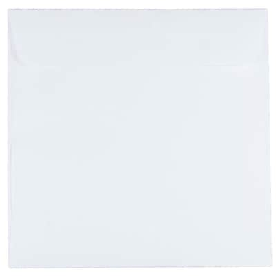 JAM Paper 6.5 x 6.5 Square Invitation Envelopes, White, Bulk 250/Box (28417H)