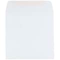 JAM Paper 6.5 x 6.5 Square Invitation Envelopes, White, Bulk 250/Box (28417H)