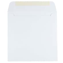 JAM Paper® 7 x 7 Square Invitation Envelopes, White, 50/Pack (28209I)