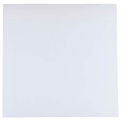 JAM Paper 9.5 x 9.5 Square Invitation Envelopes, White, 100/Pack (4233B)