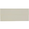 JAM Paper® #10 Business Strathmore Envelopes, 4.125 x 9.5, Natural White Laid, Bulk 500/Box (70746H)