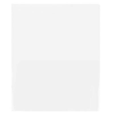 JAM Paper® Plastic See Through Two Pocket Folder, Clear, 108/pack ...