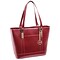 McKleinUSA Leather Ladies Tote with Tablet Pocket, 14W x 5.5D x 12.5H ,Red (4T9995)