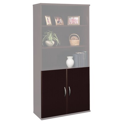 Bush Business Furniture Westfield Half, Mocha Cherry, Height 2 Door Kit (WC12911)