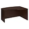 Bush Business Furniture Westfield 60W Right Handed L Bow Desk, Mocha Cherry (WC12922)