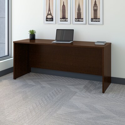 Bush Business Furniture Westfield 72"W Credenza Desk, Mocha Cherry (WC12926)