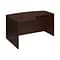 Bush Business Furniture Westfield 60W Left Handed L Bow Desk, Mocha Cherry (WC12933)