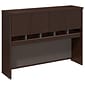 Bush Business Furniture Westfield 60"W Desktop Hutch, Mocha Cherry (WC12962K)