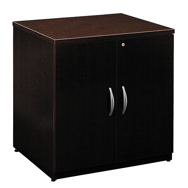 Bush Business Furniture Westfield 30W Storage Cabinet, Mocha Cherry (WC12996A)