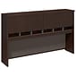 Bush Business Furniture Westfield 72"W 4 Door Hutch, Mocha Cherry (WC12977K)