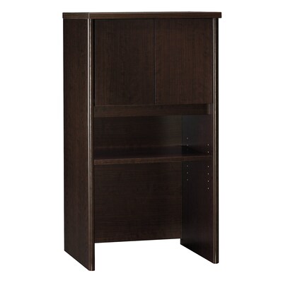 Bush Business Furniture Westfield 24W Hutch, Mocha Cherry (WC12906)