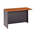 Bush Business Furniture Westfield 48W Return Bridge, Auburn Maple (WC48524)