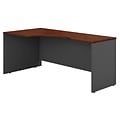 Bush Business Furniture Westfield 72W Left Handed Corner Desk, Hansen Cherry, Installed (WC24432FA)