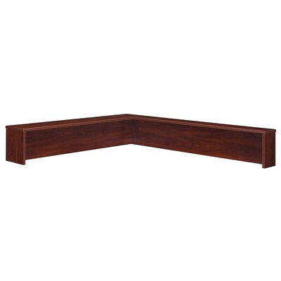 Bush Business Furniture Westfield Reception L Shelf, Hansen Cherry, Installed (WC24476FA)