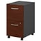 Bush Furniture Bush Series 2-Drawer Mobile Vertical File Cabinet, Letter/Legal Size, Lockable, Hanse