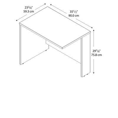 Bush Business Furniture Westfield 36W Return Bridge, Hansen Cherry (WC24418)