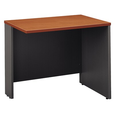 Bush Business Furniture Westfield 36W Return Bridge, Auburn Maple, Installed (WC48518FA)