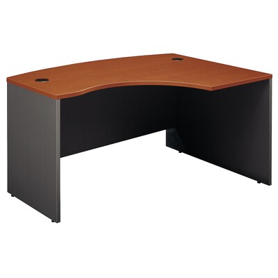 Bush Business Furniture Westfield 60W x 43D Right Handed L Bow Desk, Auburn Maple, Installed (WC48522FA)