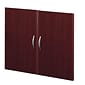 Bush Business Furniture Westfield Half-Height 2 Door Kit, Mahogany (WC36711)