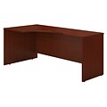 Bush Business Furniture Westfield 72W Left Handed Corner Desk, Mahogany, Installed (WC36732FA)