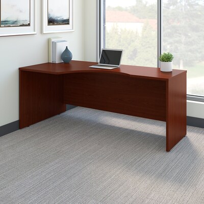 Bush Business Furniture Westfield 72W Left Handed Corner Desk, Mahogany (WC36732)