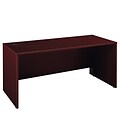 Bush Business Furniture Westfield 66W x 30D Office Desk, Mahogany (WC36742A)