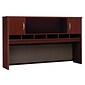 Bush Business Furniture Westfield 72 W Desktop Hutch, Mahogany (WC36766K)