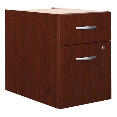 Bush Business Furniture Westfield 2 Drawer 3/4 Pedestal, Mahogany (WC36790)
