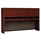 Bush Business Furniture Westfield 72"W Desktop Hutch, Mahogany (WC36777K)