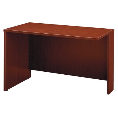 Bush Business Furniture Westfield 48W Return Bridge, Mahogany, Installed (WC36724FA)