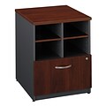 Bush Business Furniture Westfield 24W Storage Cabinet, Hansen Cherry, Installed (WC24404FA)