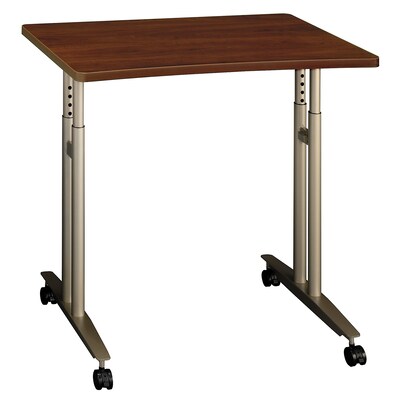 Bush Business Furniture Westfield 36W Return Bridge, Warm Oak, Installed (WC67518FA)