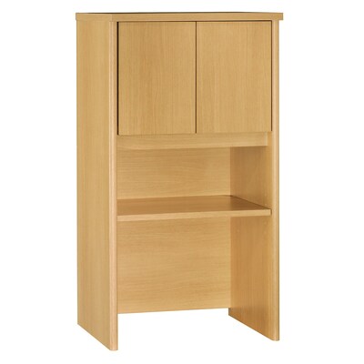 Bush Business Furniture Westfield 24W Hutch, Light Oak (WC60306)