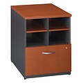 Bush Business Furniture Westfield 24W Storage Cabinet, Auburn Maple, Installed (WC48504FA)