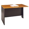 Bush Business Furniture Westfield 48W Return Bridge, Natural Cherry (WC72424)