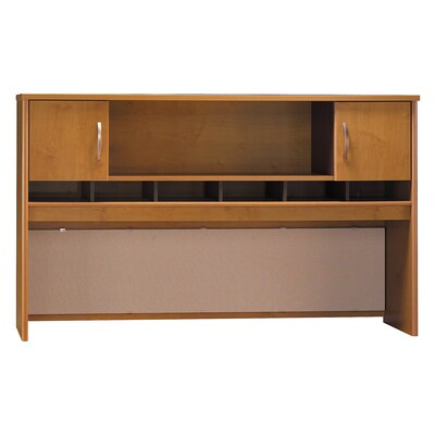 Bush Business Furniture Westfield 72W 2 Door Hutch, Natural Cherry, Installed (WC72466KFA)