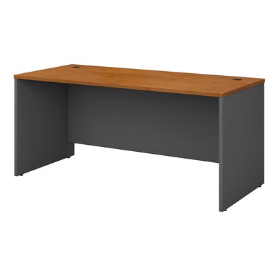 Bush Business Furniture Westfield 66W x 30D Office Desk, Natural Cherry (WC72442A)