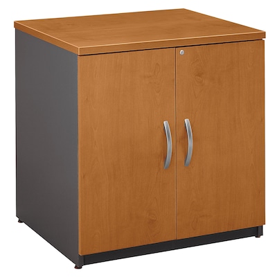 Bush Business Furniture Westfield 30W Storage Cabinet, Natural Cherry (WC72496A)