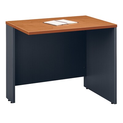 Bush Business Furniture Westfield 36W Return Bridge, Natural Cherry, Installed (WC72418FA)