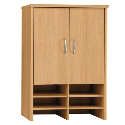 Bush Business Furniture Westfield 30W Hutch, Light Oak, Installed (WC60397FA)