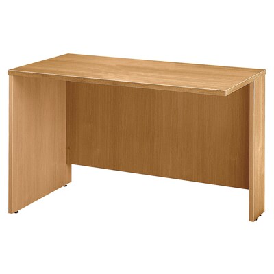 Bush Business Furniture Westfield 48W Return Bridge, Light Oak, Installed (WC60324FA)