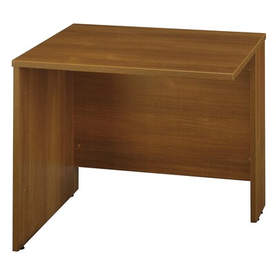 Bush Business Furniture Westfield 36W Return Bridge, Warm Oak (WC67518)